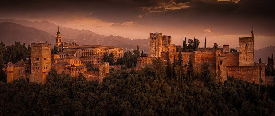 Alhambra. Photo by Walkerssk at Pixabay. 