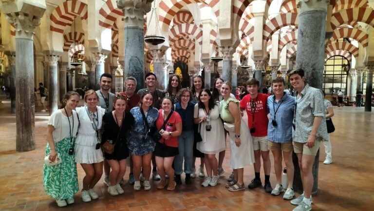 Alandis students in Cordova’s Mosque-Cathedral, Spain