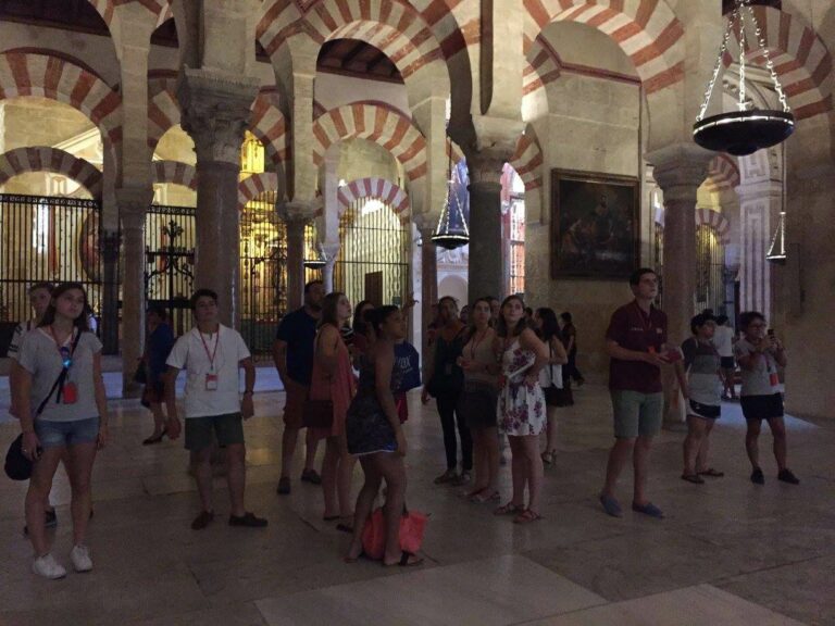 Students delving into the architectural and historical wonders of Córdoba, a city where cultures converge.