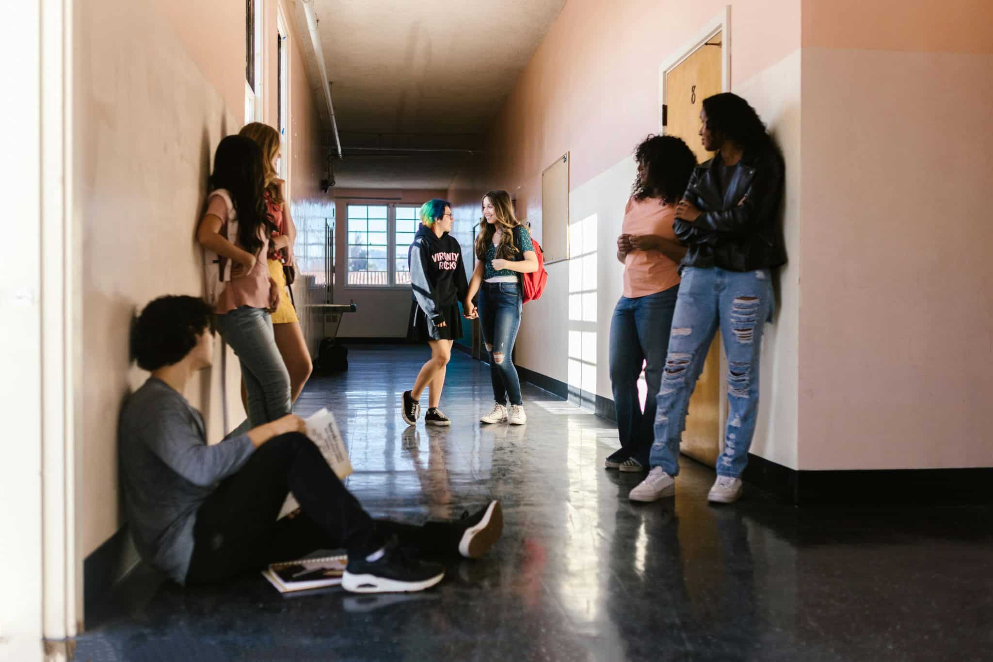 Group game in a high school Spanish class