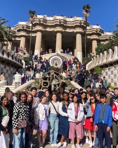 Alandis Students in Parc Güell in Barcelona, Spain
