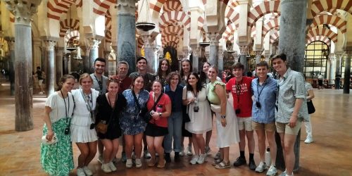Alandis students in Cordova’s Mosque-Cathedral, Spain